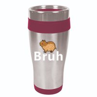 Capybara Bruh 16oz Travel Tumbler
