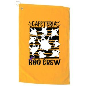 Cafeteria Boo Crew Teacher Lunch Lady Team Spooky Babe Ghost Platinum Collection Golf Towel