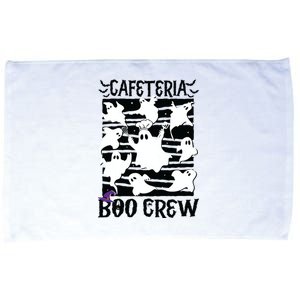 Cafeteria Boo Crew Teacher Lunch Lady Team Spooky Babe Ghost Microfiber Hand Towel