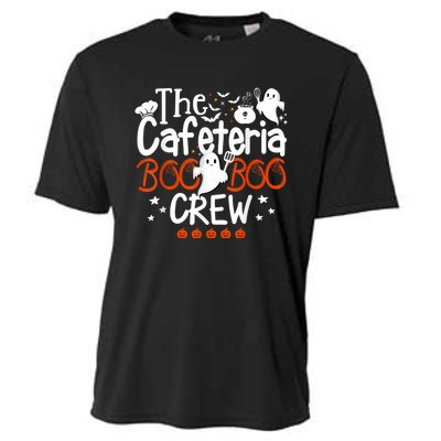 Cafeteria Boo Crew Teacher Lunch Lady Team Spooky Babe Ghost Cooling Performance Crew T-Shirt