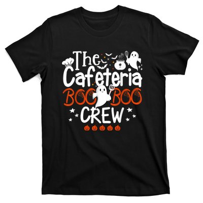 Cafeteria Boo Crew Teacher Lunch Lady Team Spooky Babe Ghost T-Shirt