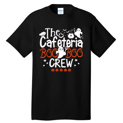 Cafeteria Boo Crew Teacher Lunch Lady Team Spooky Babe Ghost Tall T-Shirt