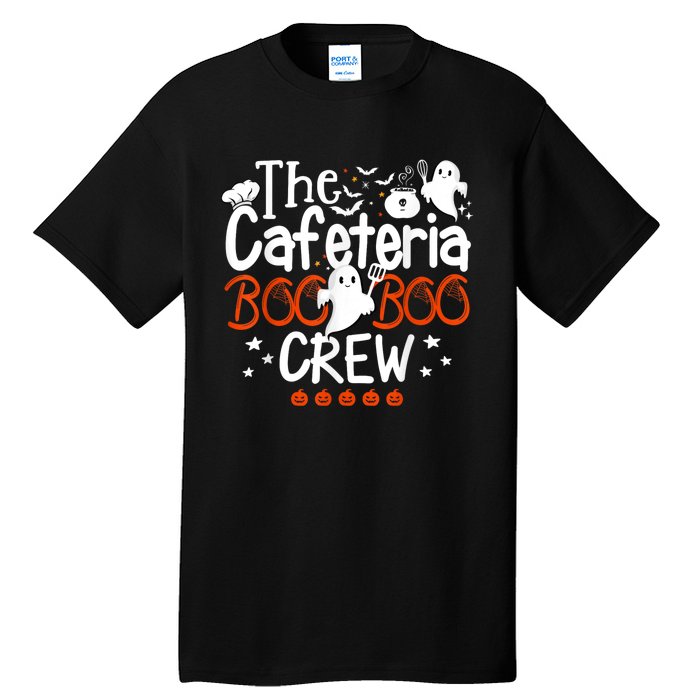 Cafeteria Boo Crew Teacher Lunch Lady Team Spooky Babe Ghost Tall T-Shirt