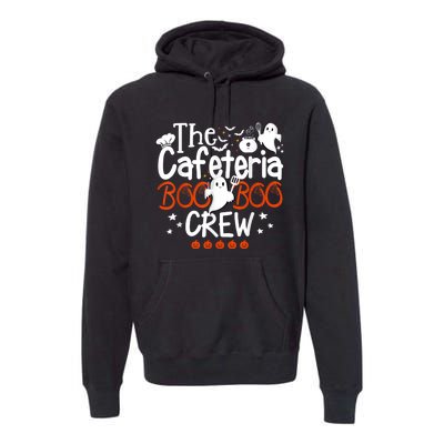 Cafeteria Boo Crew Teacher Lunch Lady Team Spooky Babe Ghost Premium Hoodie