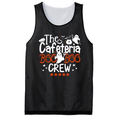 Cafeteria Boo Crew Teacher Lunch Lady Team Spooky Babe Ghost Mesh Reversible Basketball Jersey Tank