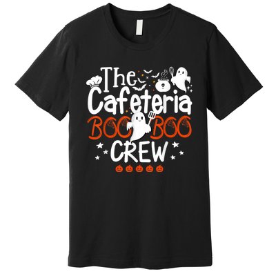 Cafeteria Boo Crew Teacher Lunch Lady Team Spooky Babe Ghost Premium T-Shirt