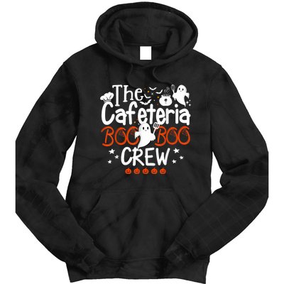 Cafeteria Boo Crew Teacher Lunch Lady Team Spooky Babe Ghost Tie Dye Hoodie