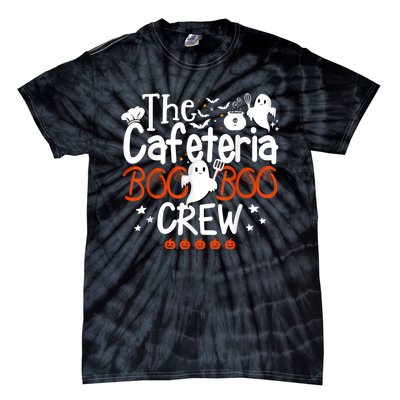 Cafeteria Boo Crew Teacher Lunch Lady Team Spooky Babe Ghost Tie-Dye T-Shirt