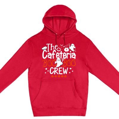 Cafeteria Boo Crew Teacher Lunch Lady Team Spooky Babe Ghost Premium Pullover Hoodie