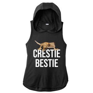 Crestie Bestie Crested Gecko Reptile Lizard Pet Lover Gift TShirt Ladies PosiCharge Tri-Blend Wicking Draft Hoodie Tank