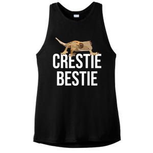 Crestie Bestie Crested Gecko Reptile Lizard Pet Lover Gift TShirt Ladies PosiCharge Tri-Blend Wicking Tank