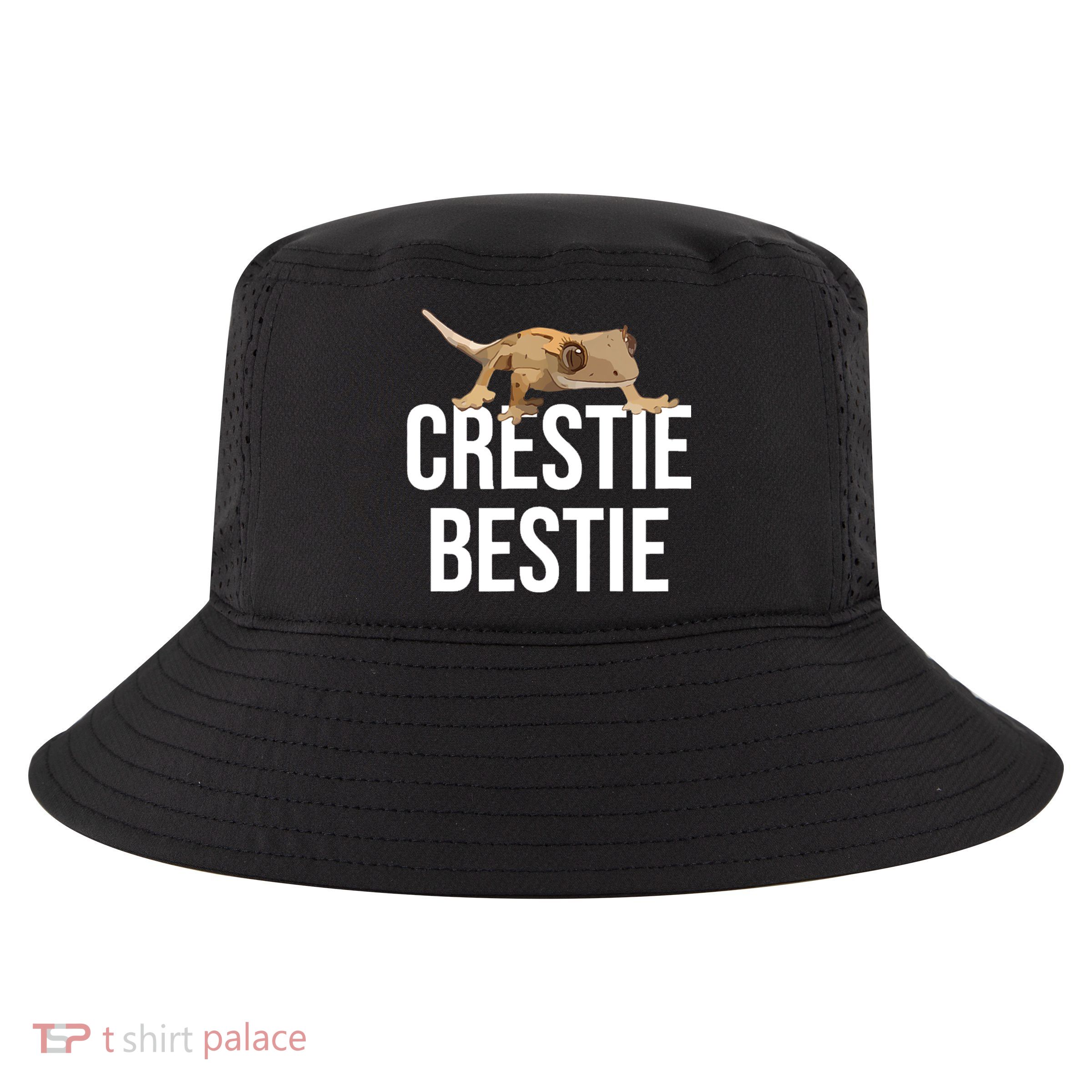 Crestie Bestie Crested Gecko Reptile Lizard Pet Lover Gift TShirt Cool Comfort Performance Bucket Hat