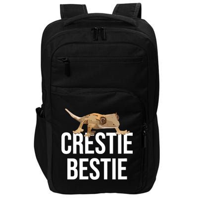 Crestie Bestie Crested Gecko Reptile Lizard Pet Lover Gift TShirt Impact Tech Backpack