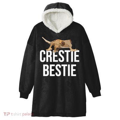 Crestie Bestie Crested Gecko Reptile Lizard Pet Lover Gift TShirt Hooded Wearable Blanket