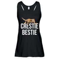 Crestie Bestie Crested Gecko Reptile Lizard Pet Lover Gift TShirt Ladies Essential Flowy Tank