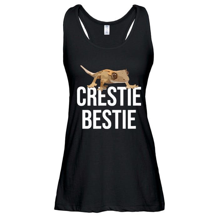 Crestie Bestie Crested Gecko Reptile Lizard Pet Lover Gift TShirt Ladies Essential Flowy Tank