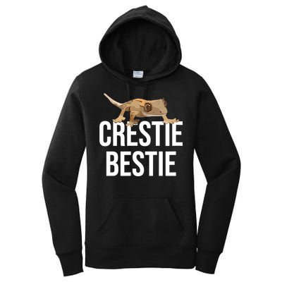 Crestie Bestie Crested Gecko Reptile Lizard Pet Lover Gift TShirt Women's Pullover Hoodie