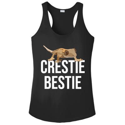 Crestie Bestie Crested Gecko Reptile Lizard Pet Lover Gift TShirt Ladies PosiCharge Competitor Racerback Tank