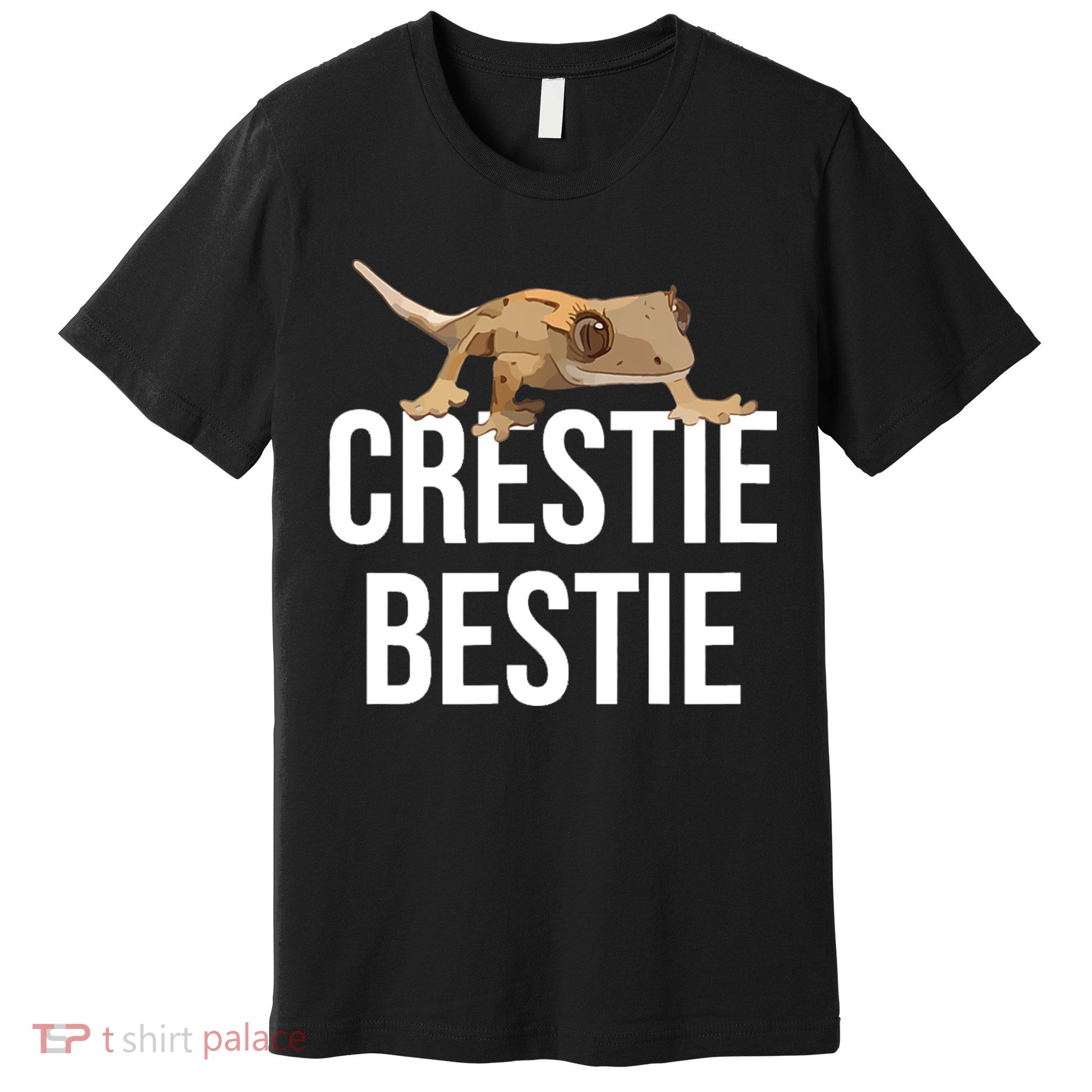 Crestie Bestie Crested Gecko Reptile Lizard Pet Lover Gift TShirt Premium T-Shirt