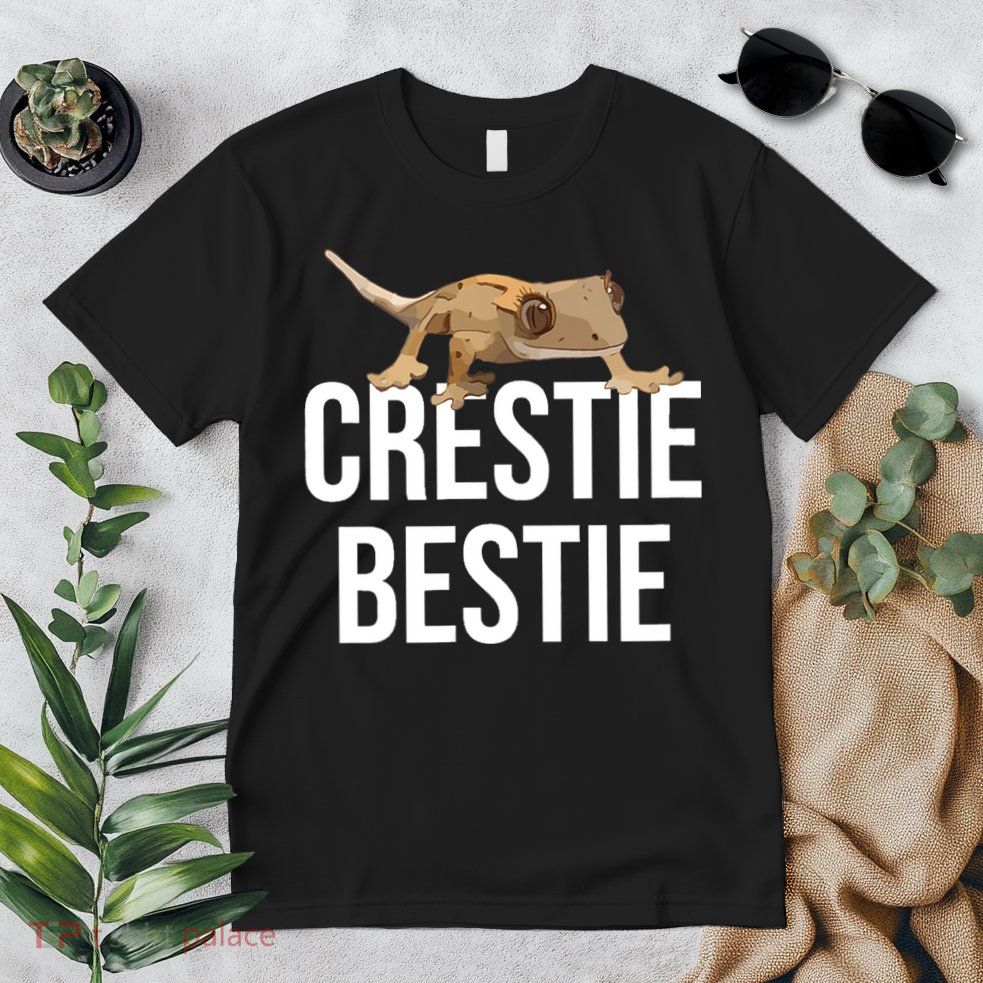 Crestie Bestie Crested Gecko Reptile Lizard Pet Lover Gift TShirt Premium T-Shirt