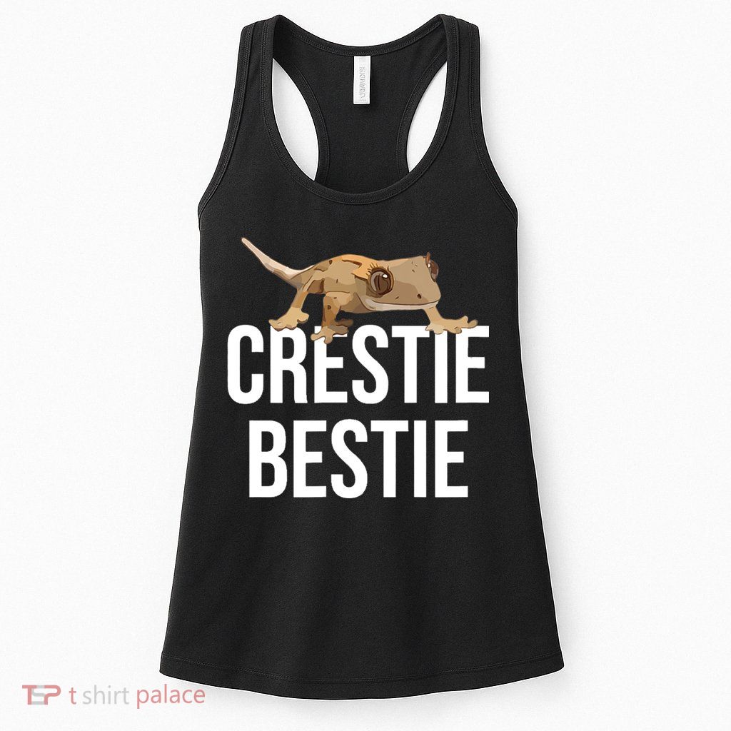 Crestie Bestie Crested Gecko Reptile Lizard Pet Lover Gift TShirt Womens Tank Top