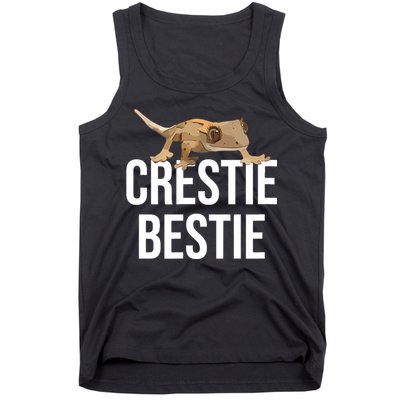 Crestie Bestie Crested Gecko Reptile Lizard Pet Lover Gift TShirt Tank Top