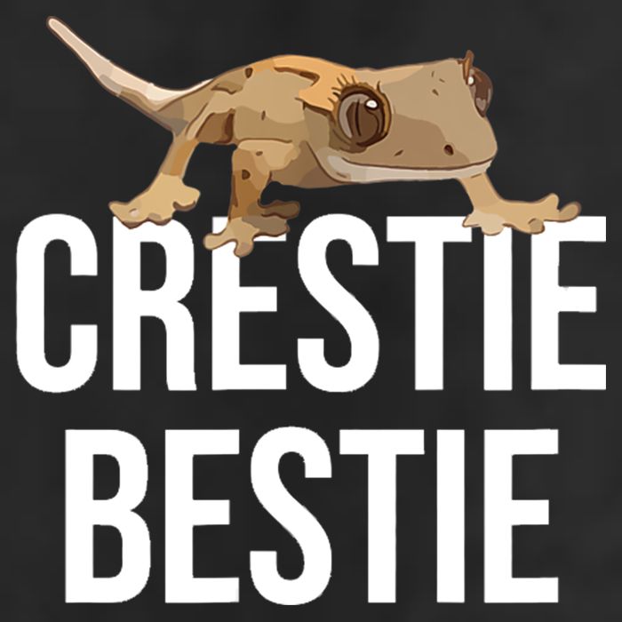 Crestie Bestie Crested Gecko Reptile Lizard Pet Lover Gift TShirt Golf Towel