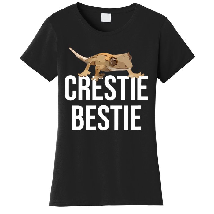 Crestie Bestie Crested Gecko Reptile Lizard Pet Lover Gift TShirt Women's T-Shirt