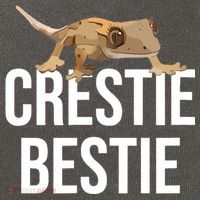 Crestie Bestie Crested Gecko Reptile Lizard Pet Lover Gift TShirt Cotton Canvas Backpack