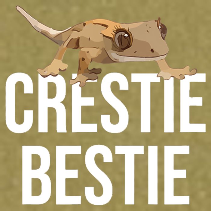 Crestie Bestie Crested Gecko Reptile Lizard Pet Lover Gift TShirt Garment-Dyed Women's Muscle Tee