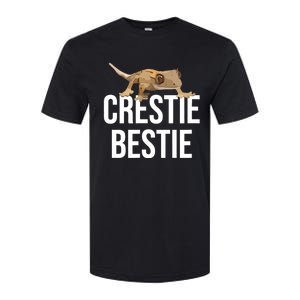 Crestie Bestie Crested Gecko Reptile Lizard Pet Lover Gift TShirt Softstyle CVC T-Shirt