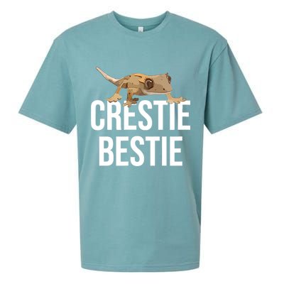Crestie Bestie Crested Gecko Reptile Lizard Pet Lover Gift TShirt Sueded Cloud Jersey T-Shirt