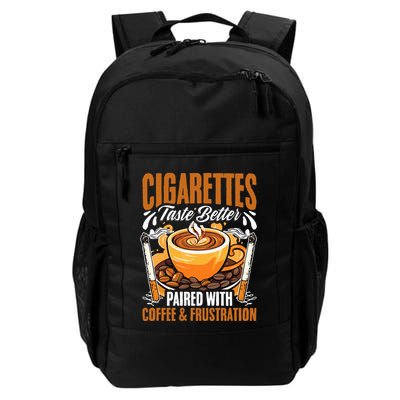 Caffeine Barista Coffee Brew Cigar Smoker Cigarettes Coffee  Backpack