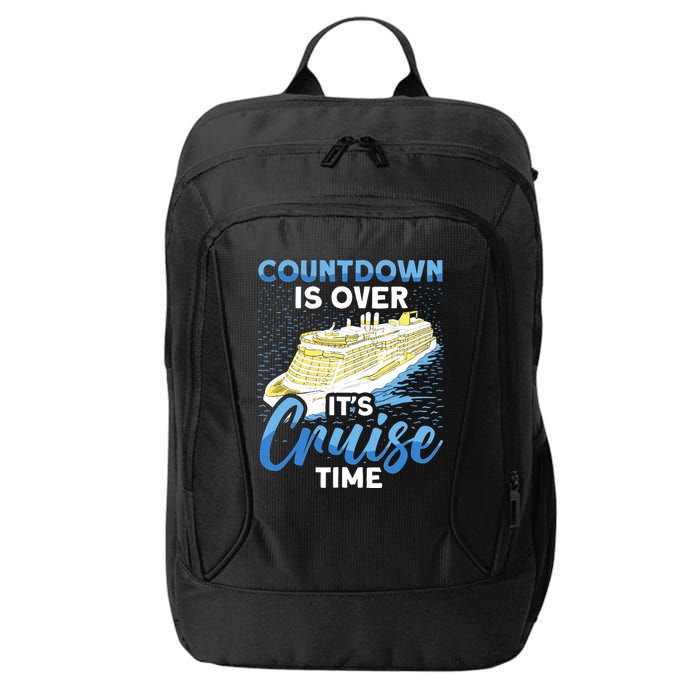 Cruising Boat Countdown Is Over ItS Cruise Time Cruise City Backpack