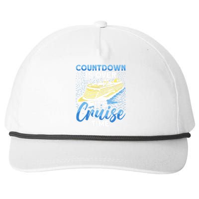 Cruising Boat Countdown Is Over ItS Cruise Time Cruise Snapback Five-Panel Rope Hat