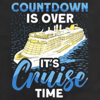 Cruising Boat Countdown Is Over ItS Cruise Time Cruise Adult Drive Performance Visor