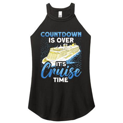 Cruising Boat Countdown Is Over ItS Cruise Time Cruise Women's Perfect Tri Rocker Tank