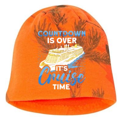 Cruising Boat Countdown Is Over ItS Cruise Time Cruise Kati - Camo Knit Beanie