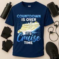 Cruising Boat Countdown Is Over ItS Cruise Time Cruise Cooling Performance Crew T-Shirt
