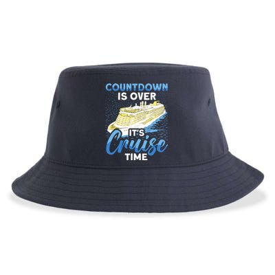 Cruising Boat Countdown Is Over ItS Cruise Time Cruise Sustainable Bucket Hat