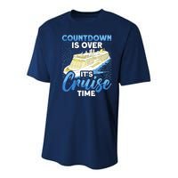 Cruising Boat Countdown Is Over ItS Cruise Time Cruise Youth Performance Sprint T-Shirt