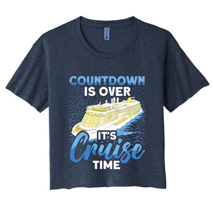 Cruising Boat Countdown Is Over ItS Cruise Time Cruise Crop Top