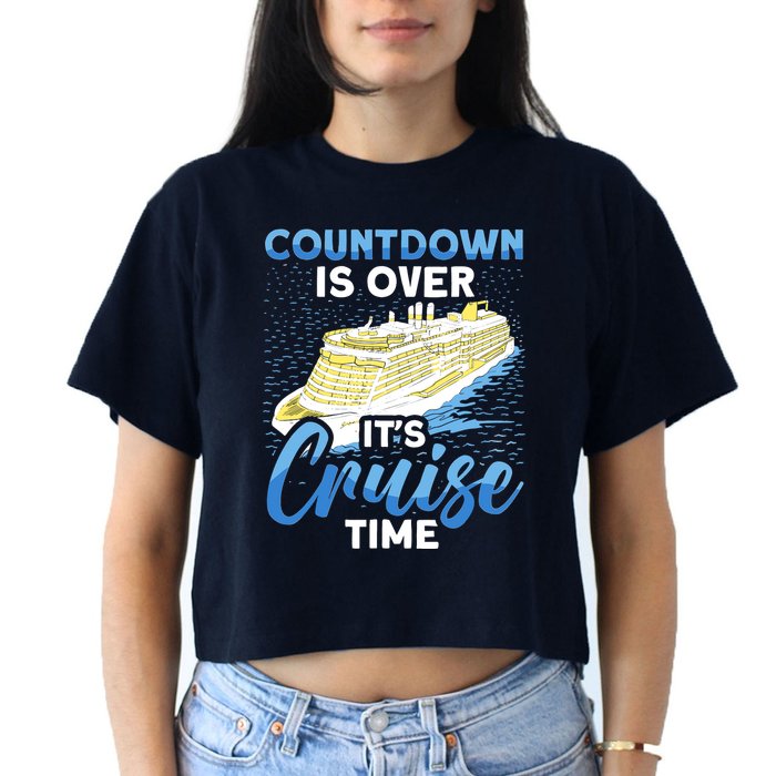 Cruising Boat Countdown Is Over ItS Cruise Time Cruise Crop Top