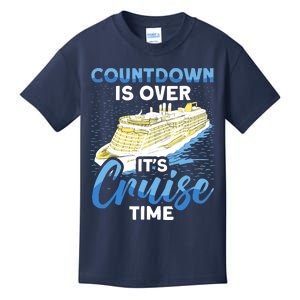 Cruising Boat Countdown Is Over ItS Cruise Time Cruise Kids T-Shirt