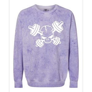 Crossed Barbell Colorblast Crewneck Sweatshirt