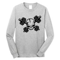 Crossed Barbell Long Sleeve Shirt