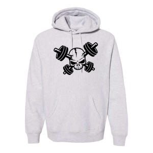 Crossed Barbell Premium Hoodie