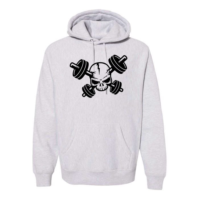 Crossed Barbell Premium Hoodie