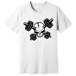 Crossed Barbell Premium T-Shirt