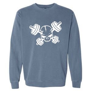 Crossed Barbell Garment-Dyed Sweatshirt